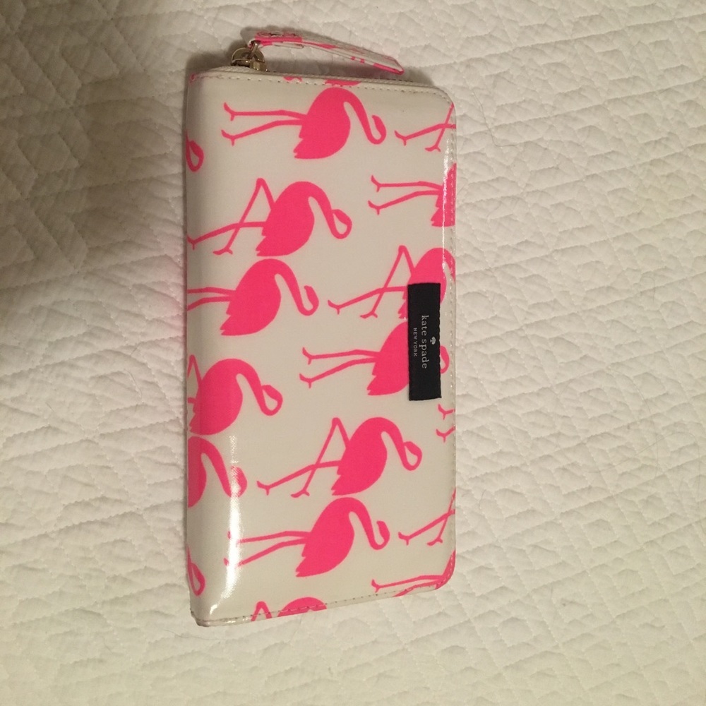 Kate spade flamingo wallet