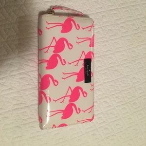 Kate spade flamingo wallet