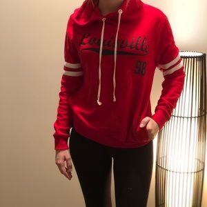 PINK louisville hoodie