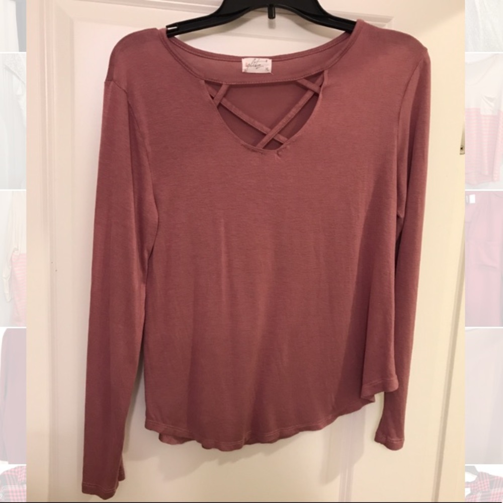 Rose colored top