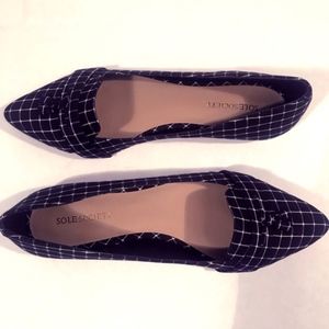 Sole Society Smoking Slipper Tassel Flats - Celia