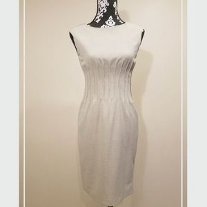 Calvin Klein Cream Sleeveless Dress