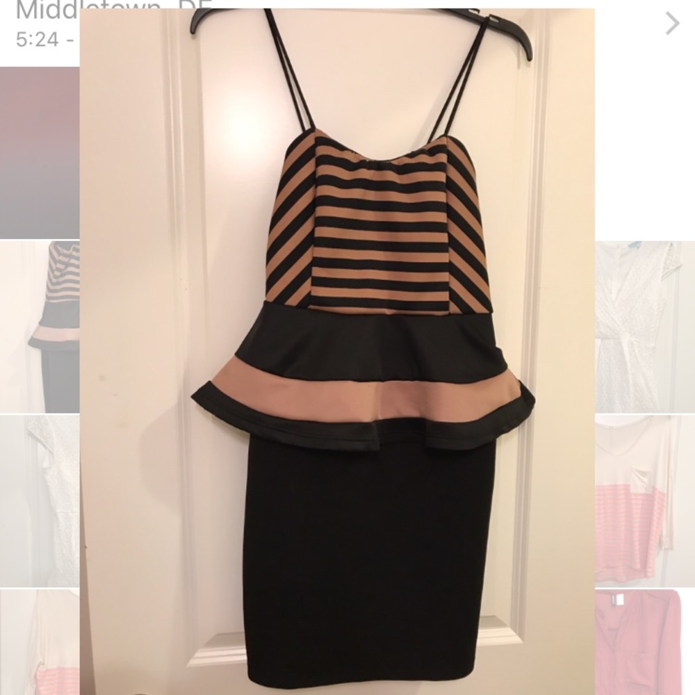 Peplum dress