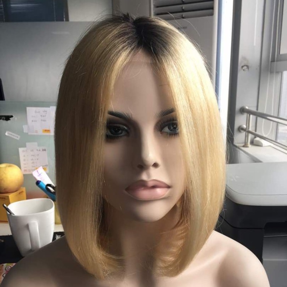 Ombré Blonde 360 frontal  Bob wig