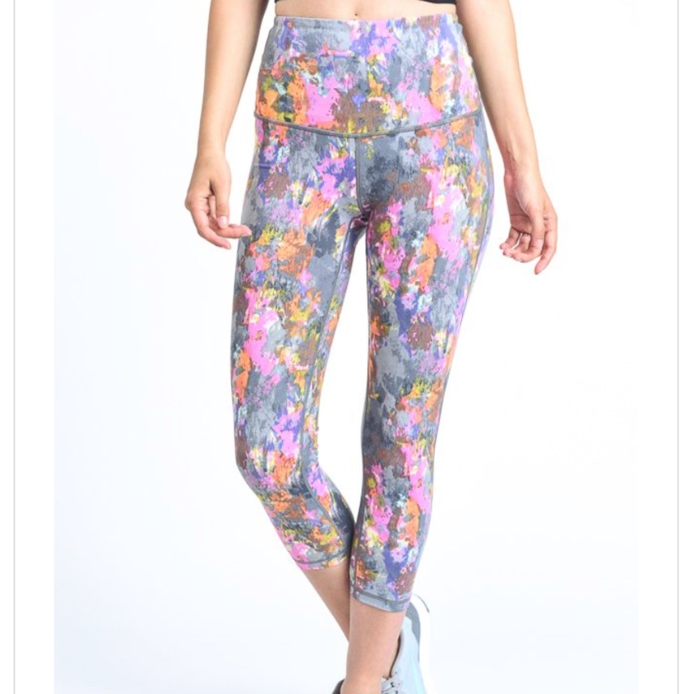Workout Legging Colorful & Fun New! Full Length