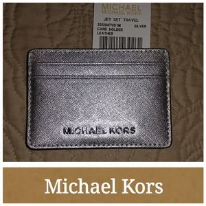 🆕 NWT Michael Kors Jet Set Card Case