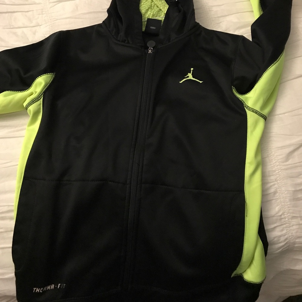 Boys air Jordan dry fit zip up hoodie