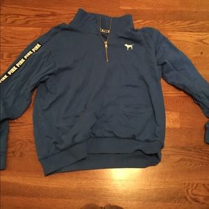 Victoria’s Secret PINK 1/4 collared zip up