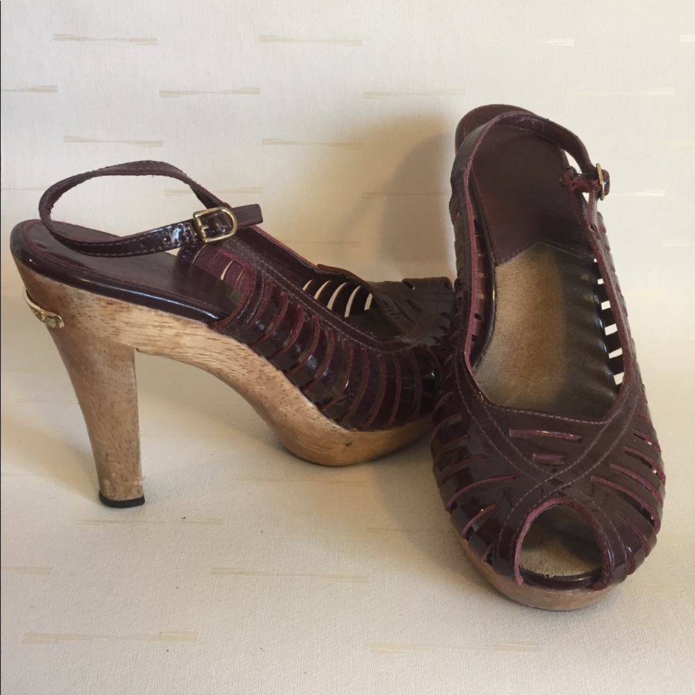 Michael by Michael Kors slingback platform heels