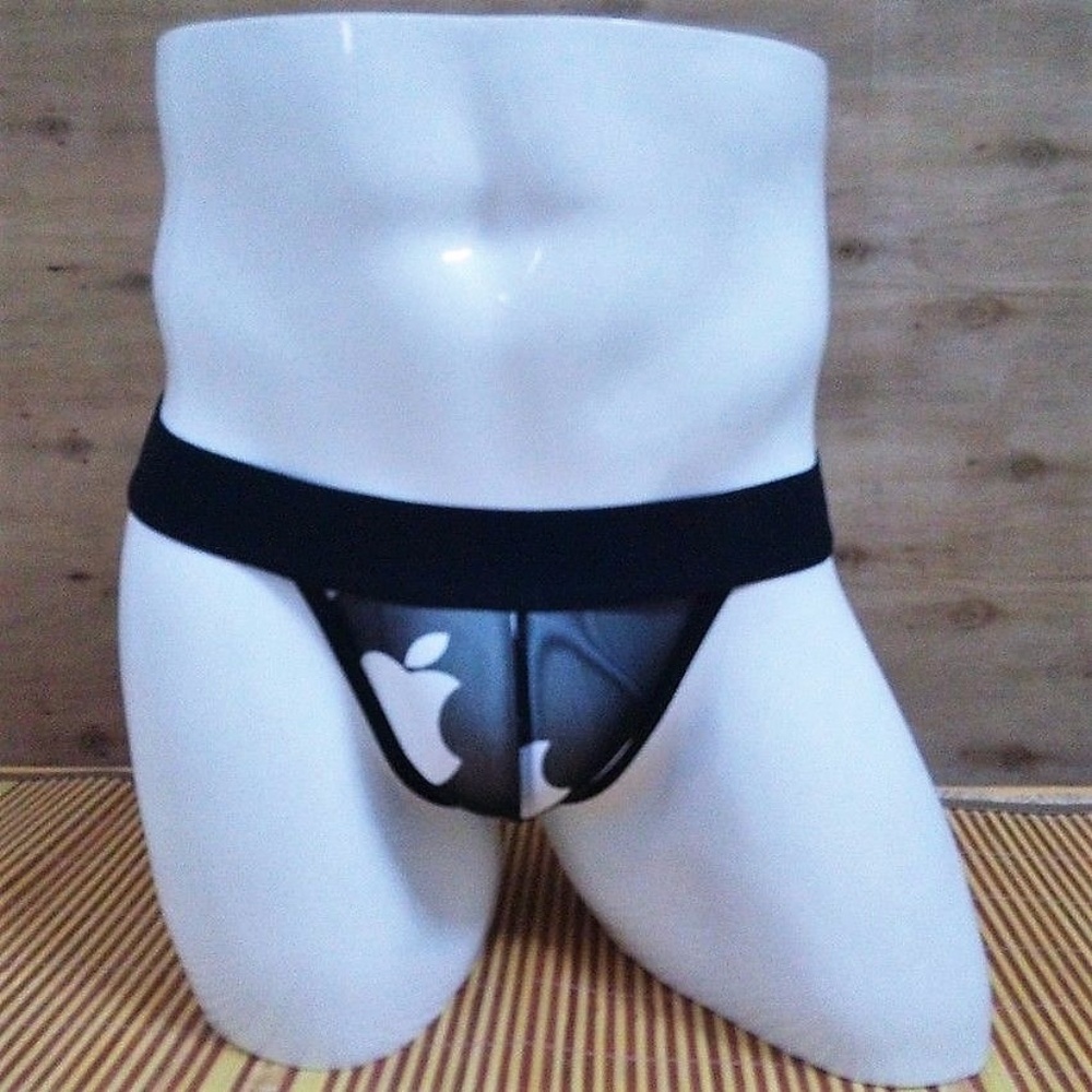 NWT Men's Miboer Black Apple Bikini Briefs