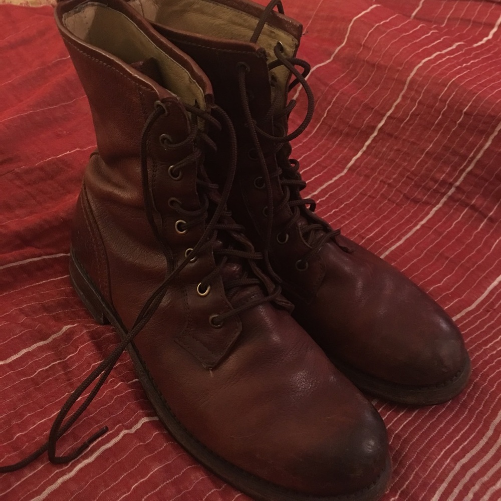 Frye Jenna Combat Boots