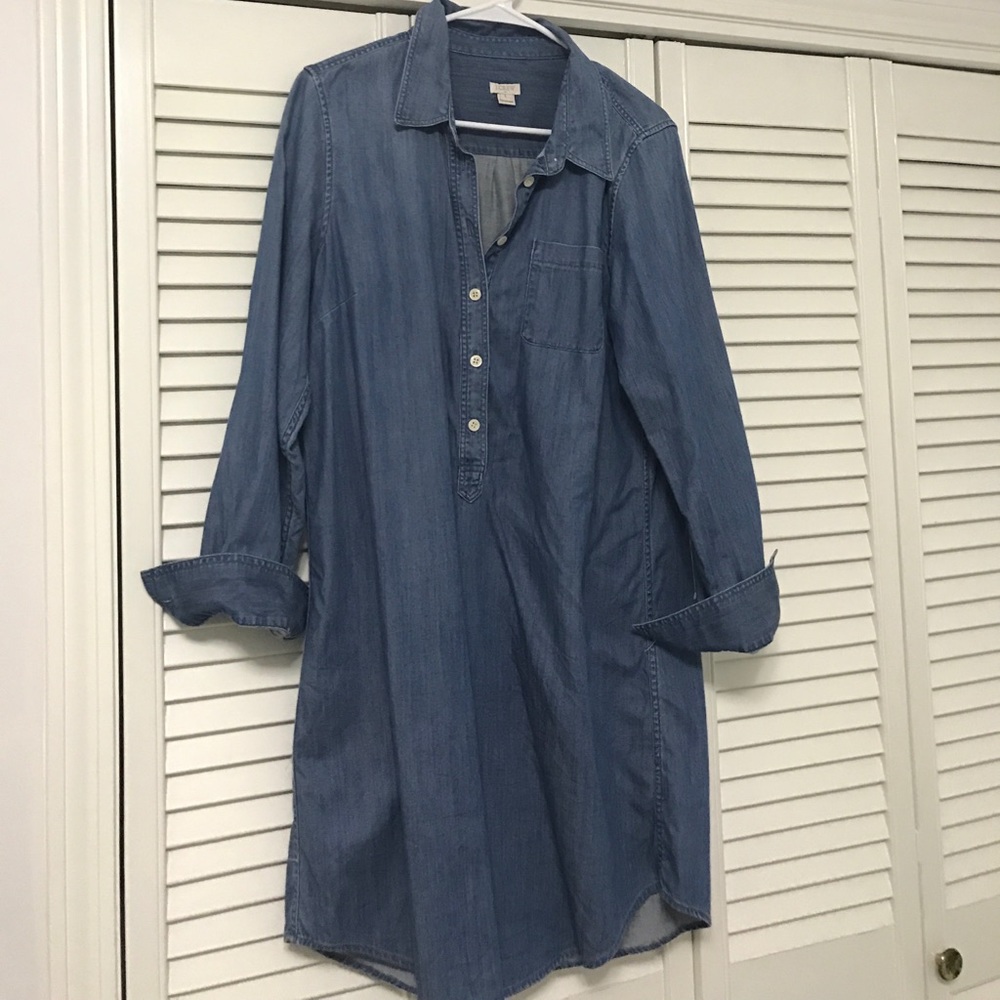 J. Crew chambray dress