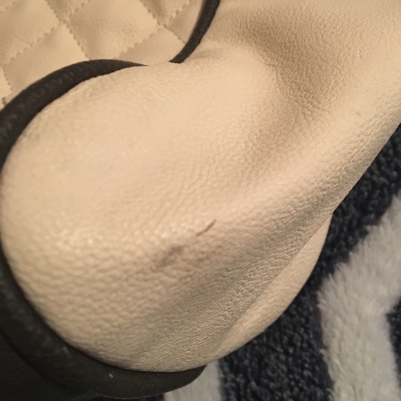 Steve Madden Grey and Cream Large Bag Purse - Picture 5 of 8