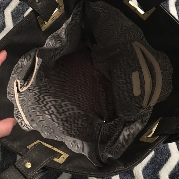 Steve Madden Grey and Cream Large Bag Purse - Picture 8 of 8
