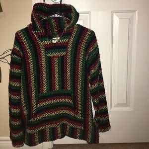 Baja Joe “Drug Rug” Tri-Colored Baja Hoodie