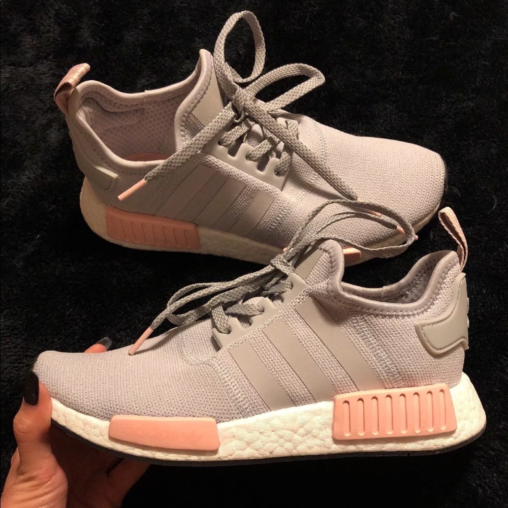 Adidas NMD R1 Vapour Grey and Pink