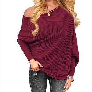 Off shoulder sweater