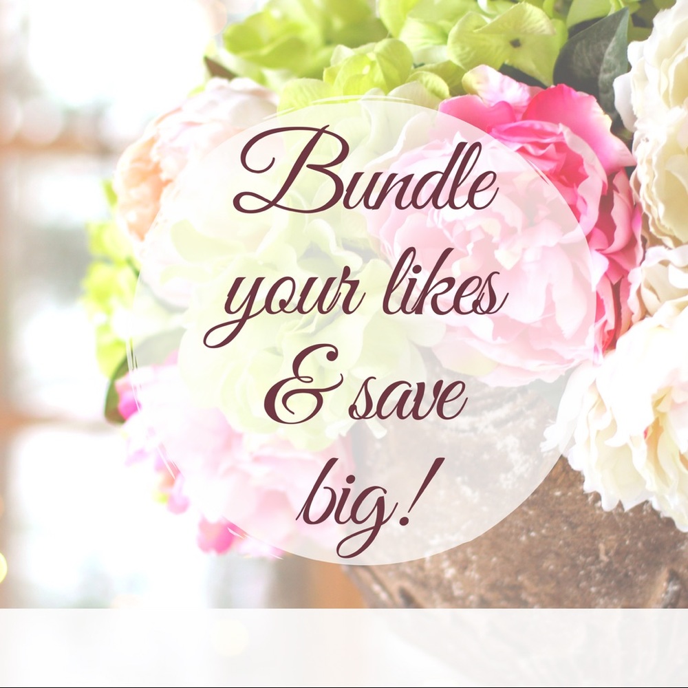 Bundle your likes & I'll make you an awesome offer