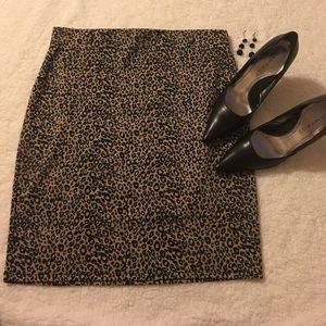 Brat star leopard skirt