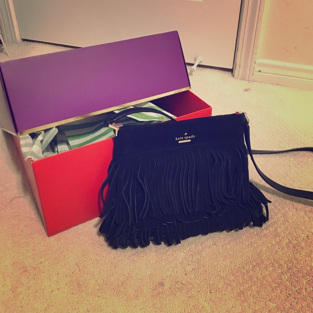 Kate Spade Sycamore Run Cristi Fringe cross body