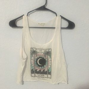 White Moon Tank Top
