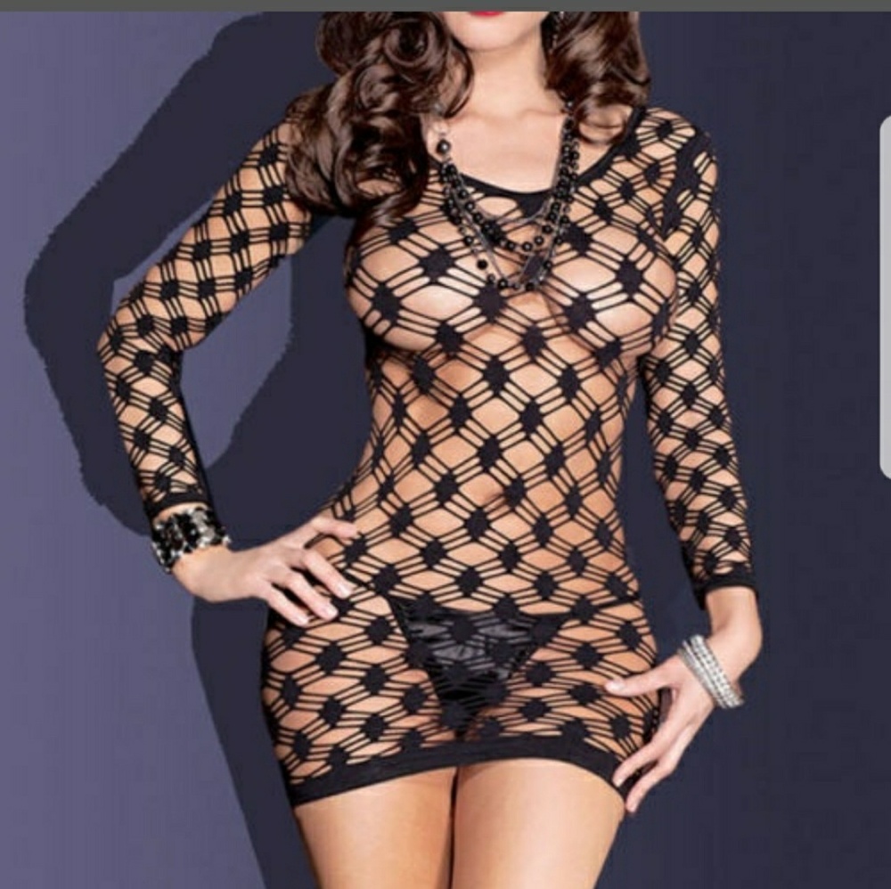 Sexy fishnet lingerie NWT