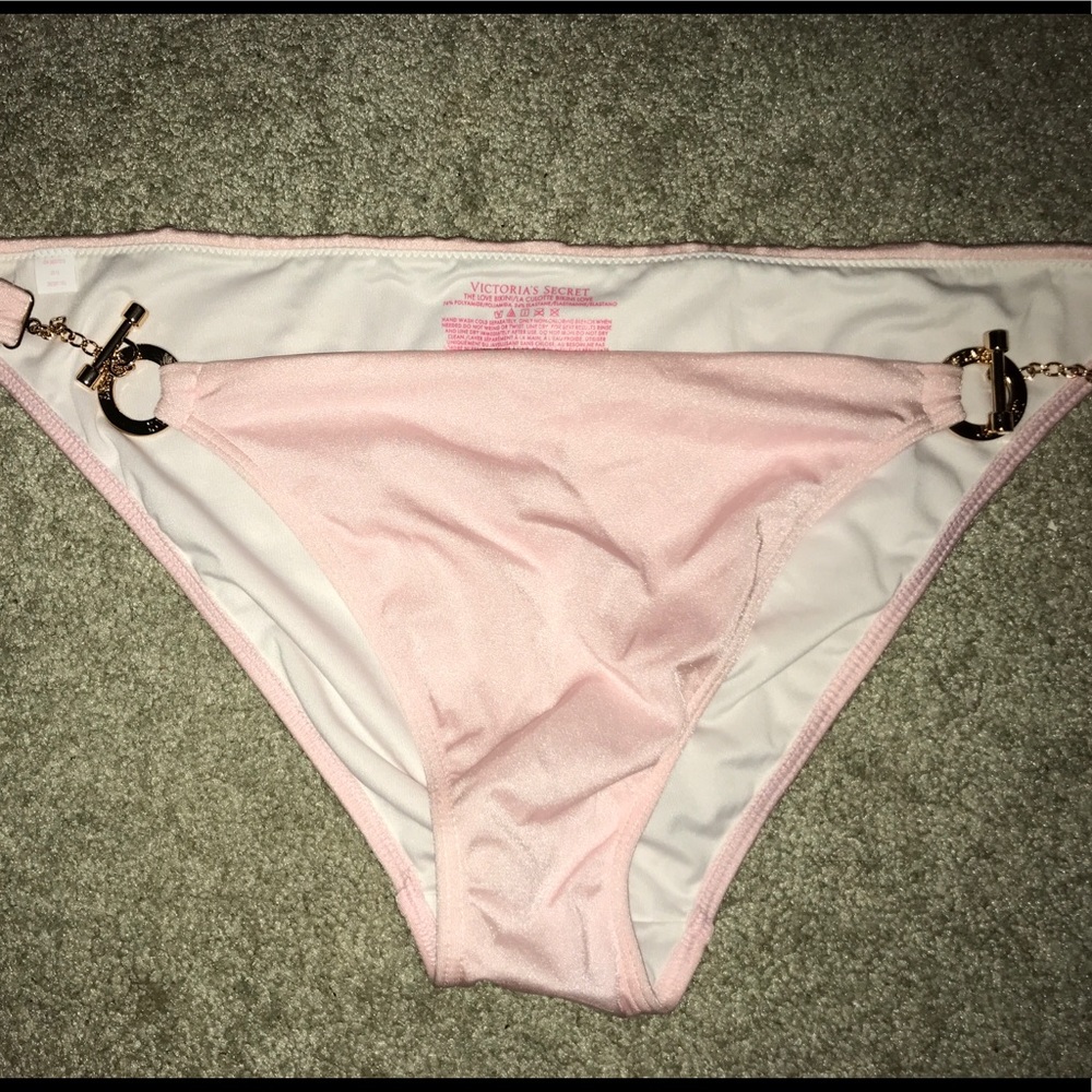 Never worn pearl pink bikini bottoms