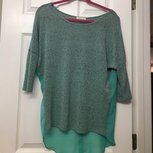 Blue Blouse Perfect for Spring and Fall!