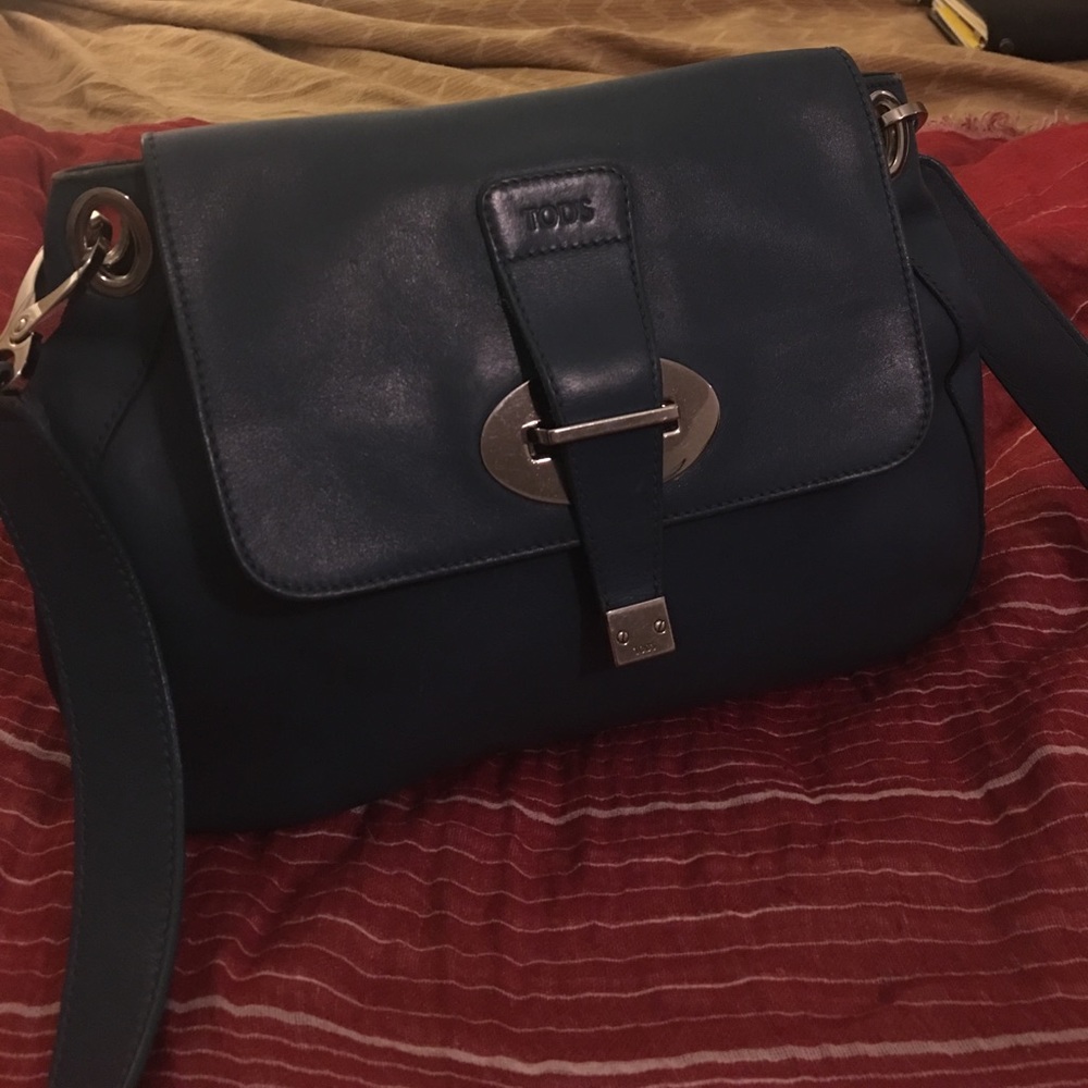 Tod's Blue Handbag