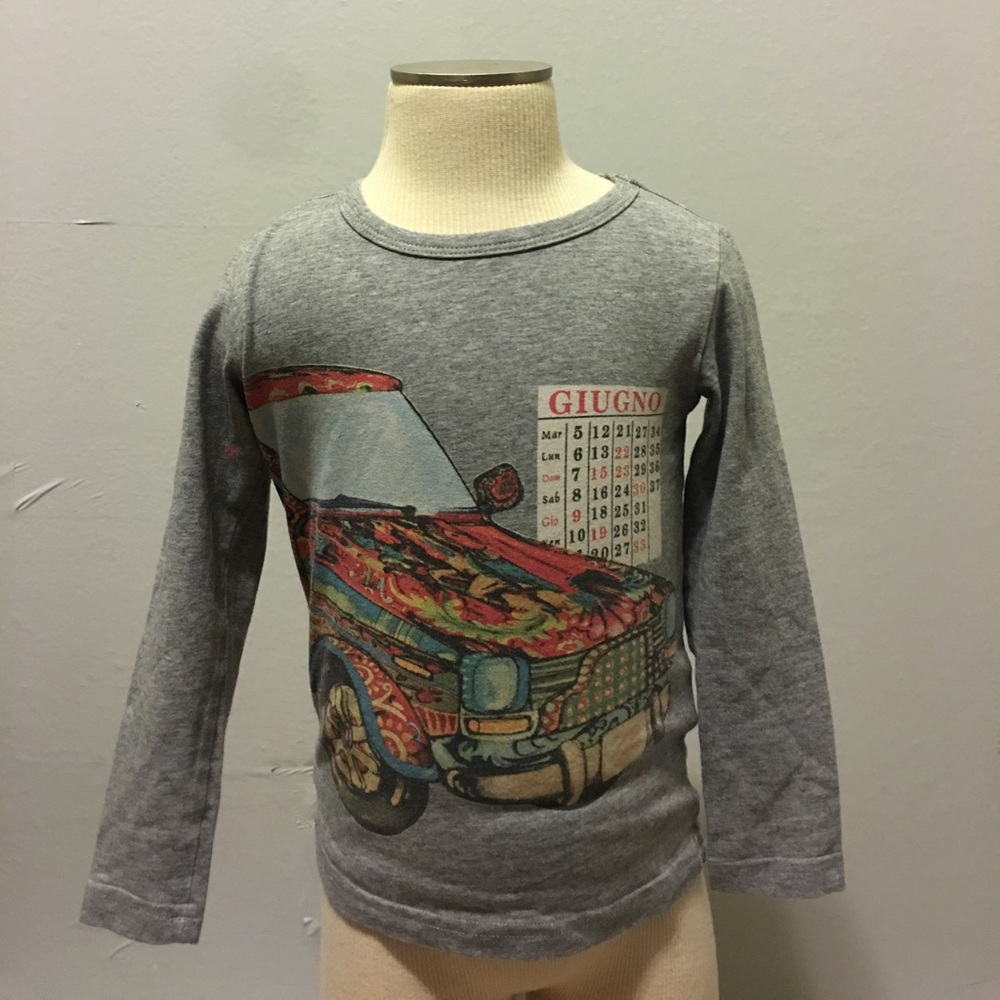 DOLCE GABANNA GREY GIUGNO PRINTED TEE 2A
