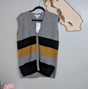 BNWT Mens color block sweater vest