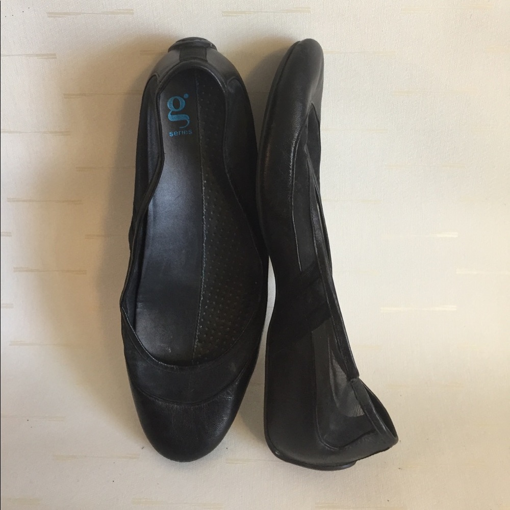 Nike Air G Series black leather flats