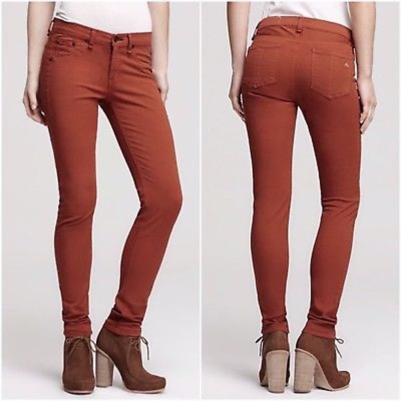 Rag & Bone Rust Leggings Denim Jeans 27 - Picture 1 of 8