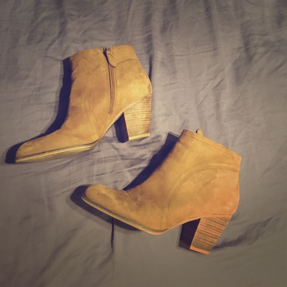 Leather Franco Sarto Booties