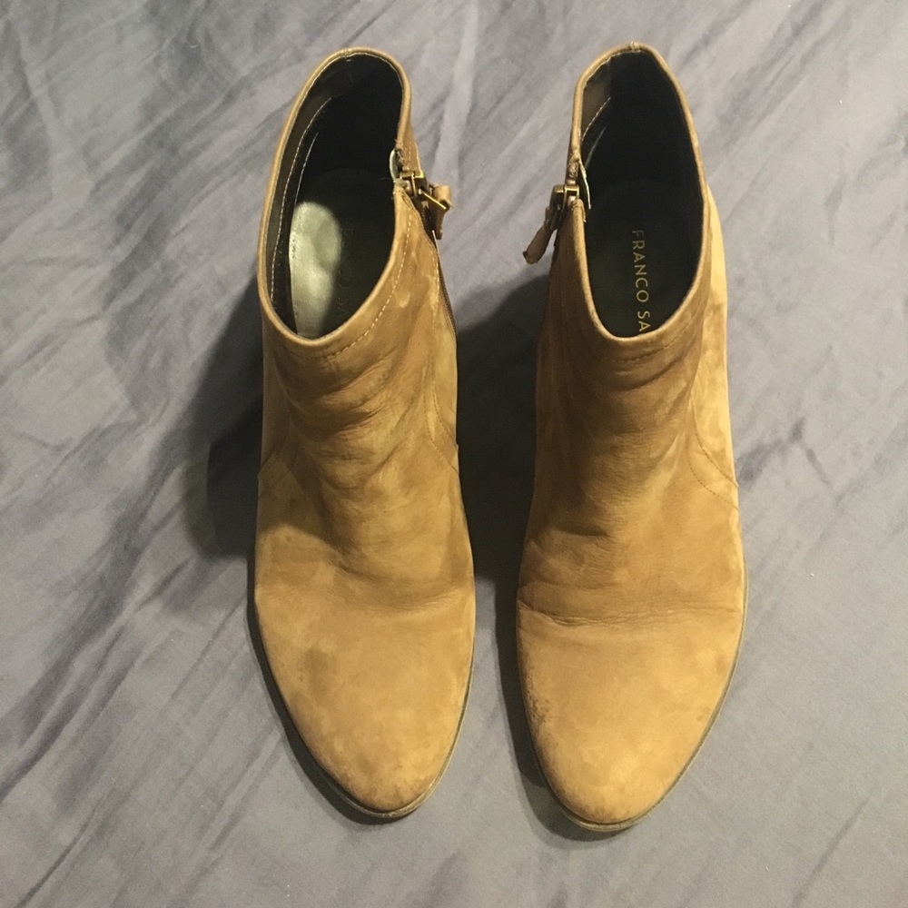 Leather Franco Sarto Booties - Picture 2 of 7