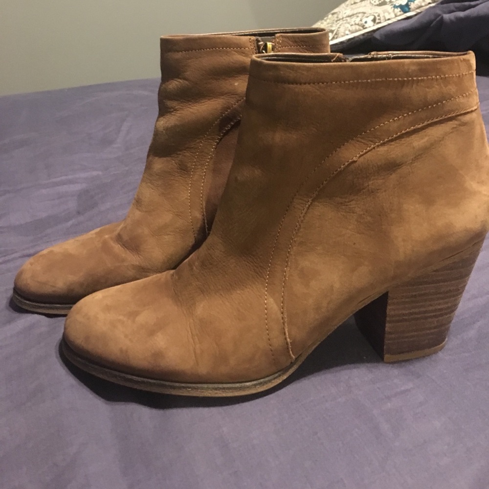 Leather Franco Sarto Booties - Picture 3 of 7