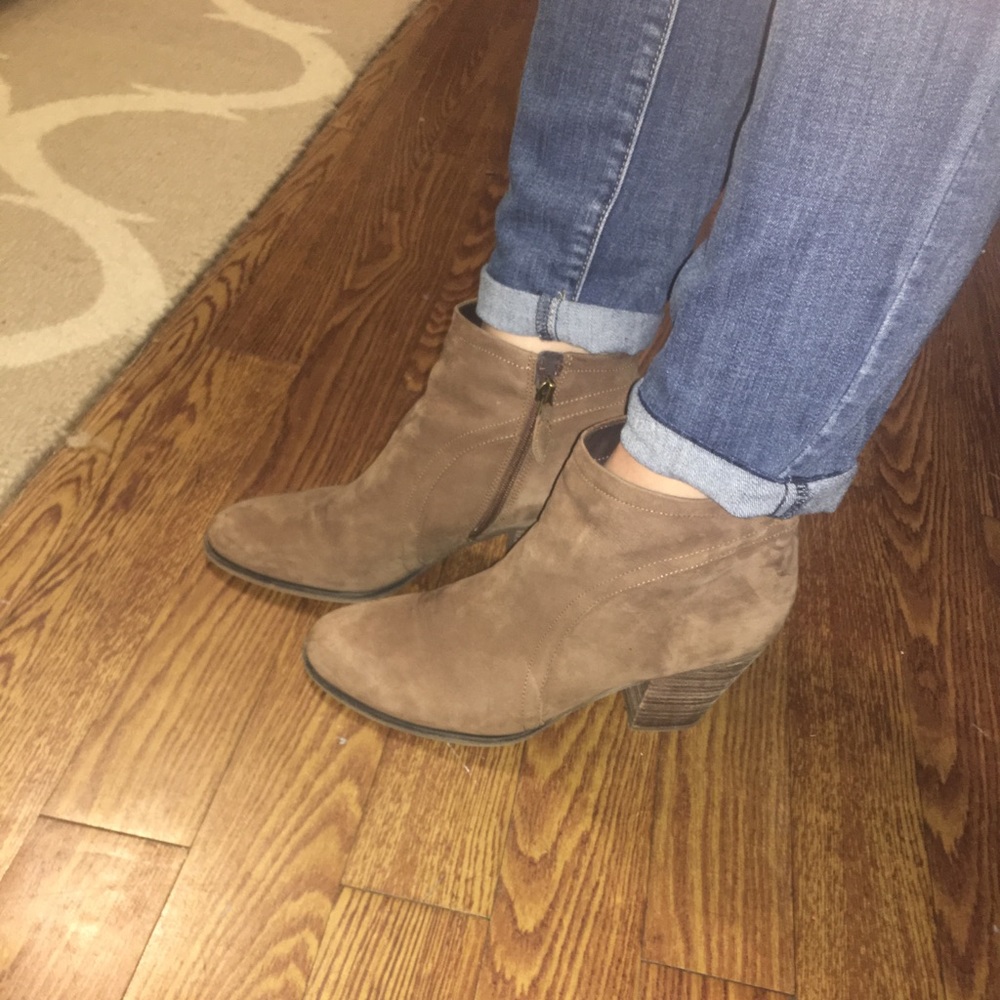 Leather Franco Sarto Booties - Picture 6 of 7