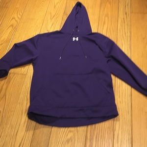 Purple Under Armor hoodie