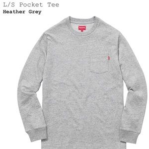 Supreme Long Sleeve Pocket Tee