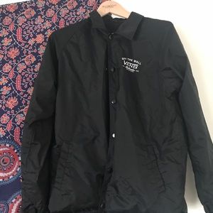 Black Vans Windbreaker
