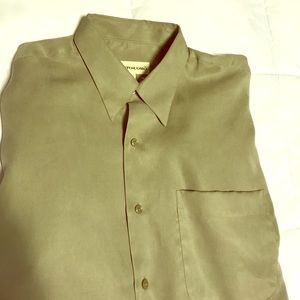 Pronto Uomo Tencel Blend Long Sleeve Dress Shirt