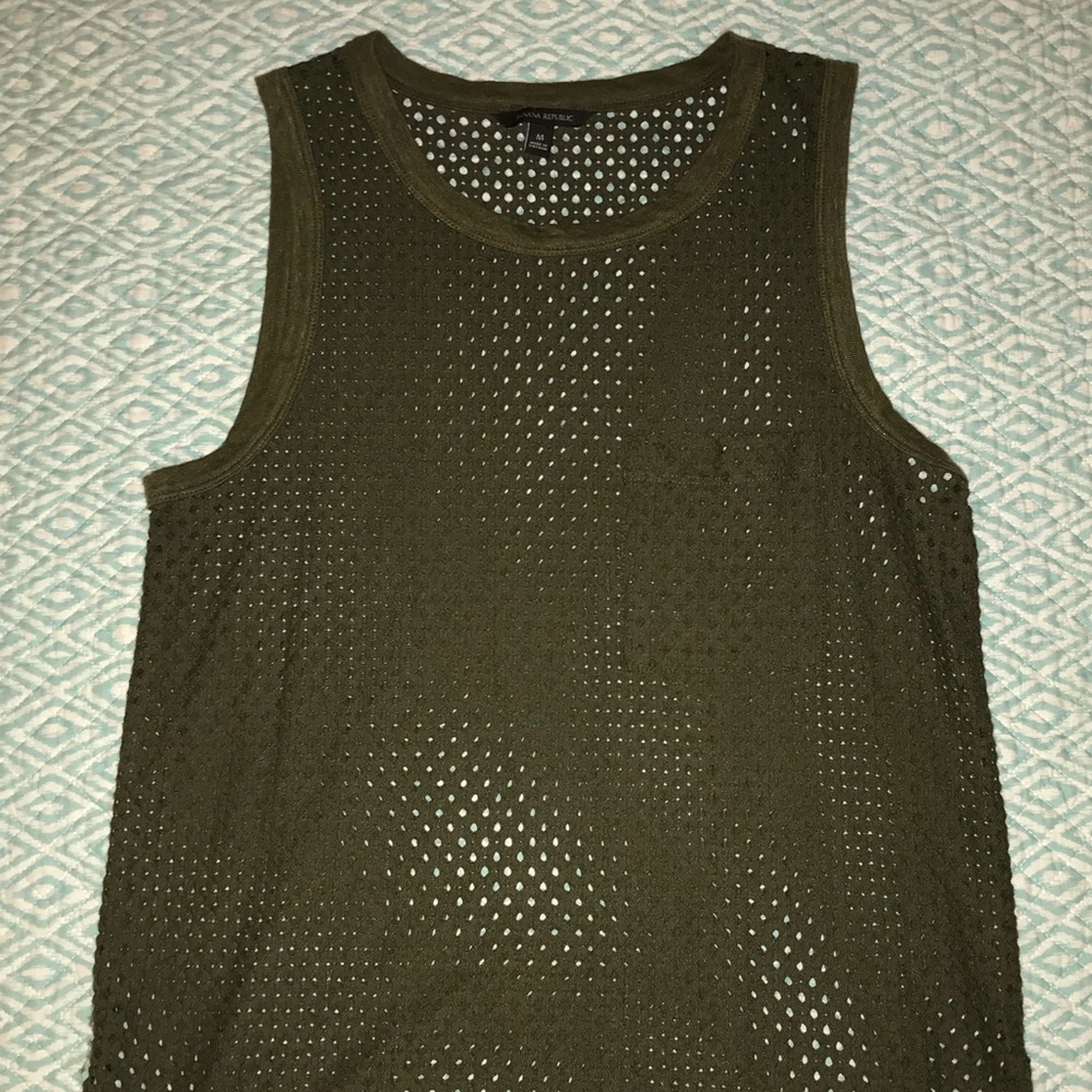 Banana Republic mesh tank top