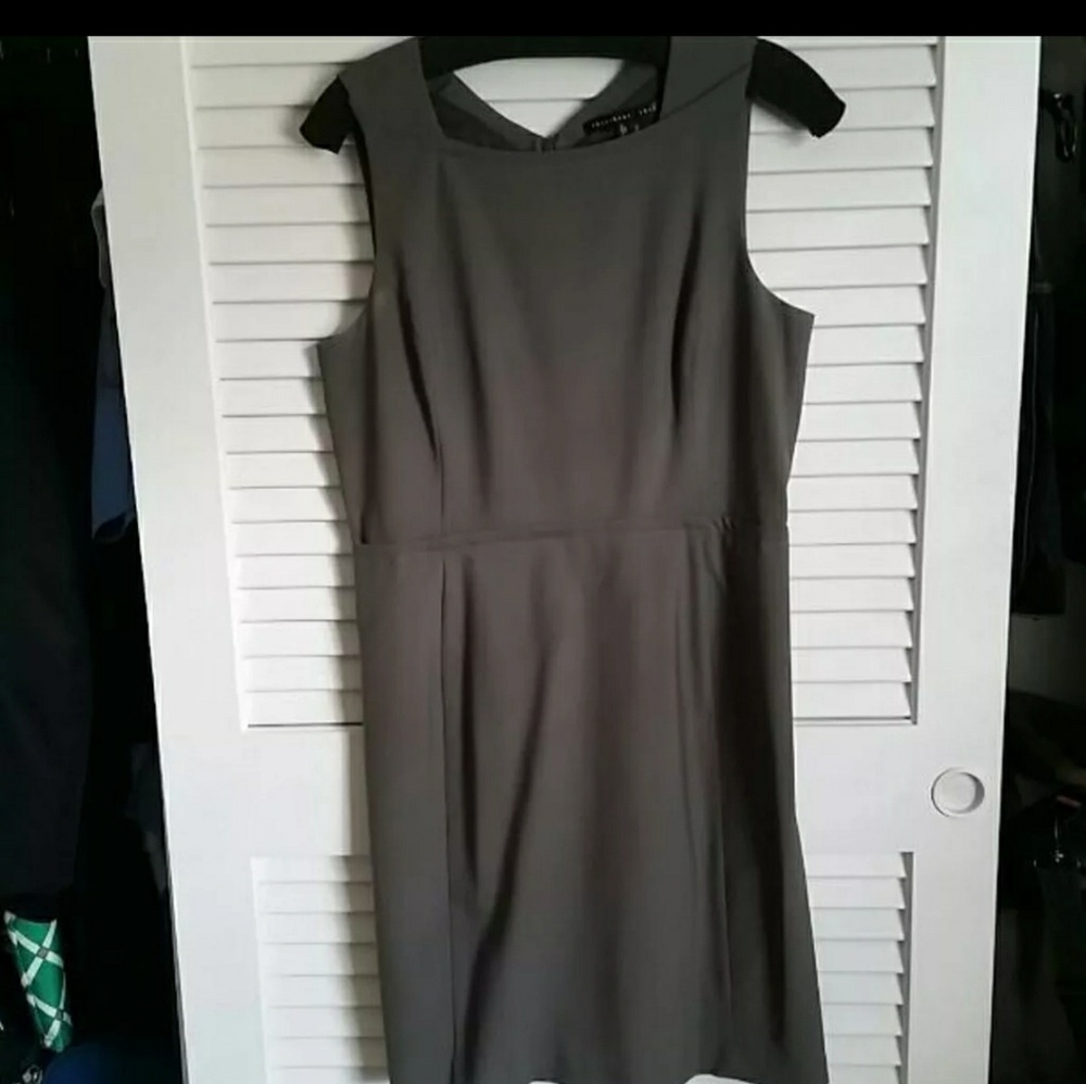 Theory green/grey dress in size 10