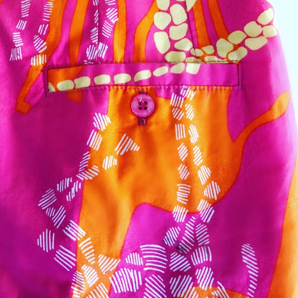 漣 Vintage Lilly Pulitzer Bella Giraffe - Picture 2 of 4