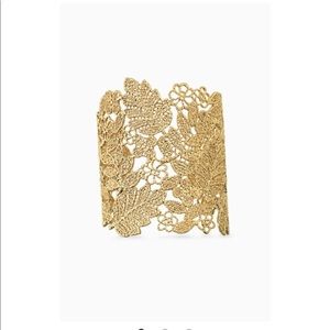 Stella & Dot Gold Lace Cuff ✨