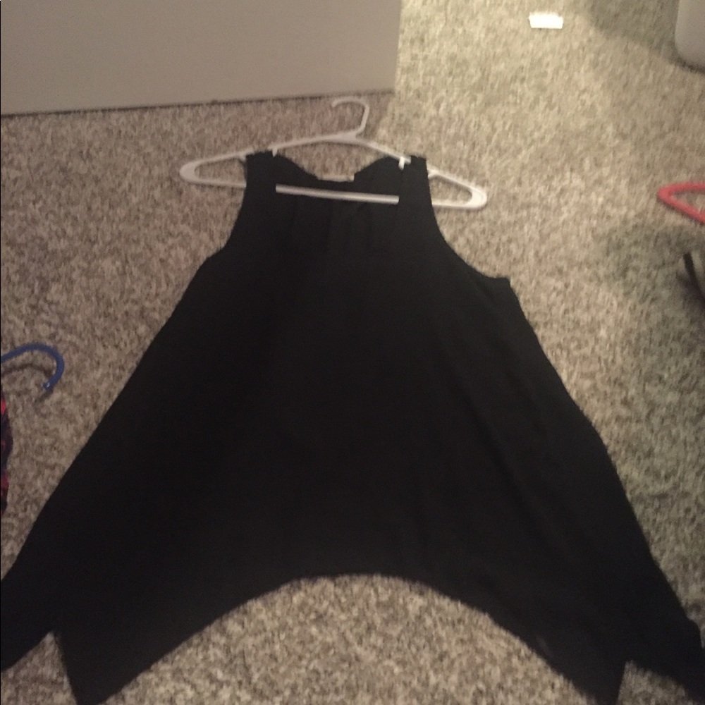 Black blouse sheer