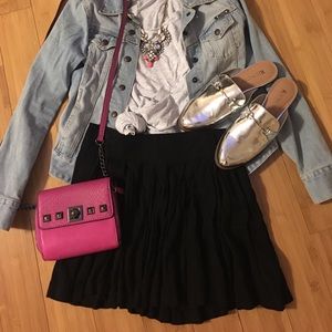 PRICE Drop!!! Black pleated skirt