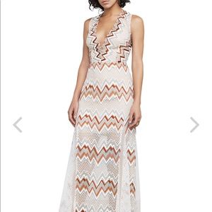 BCBG Zig-Zag Print Gown, Size 2
