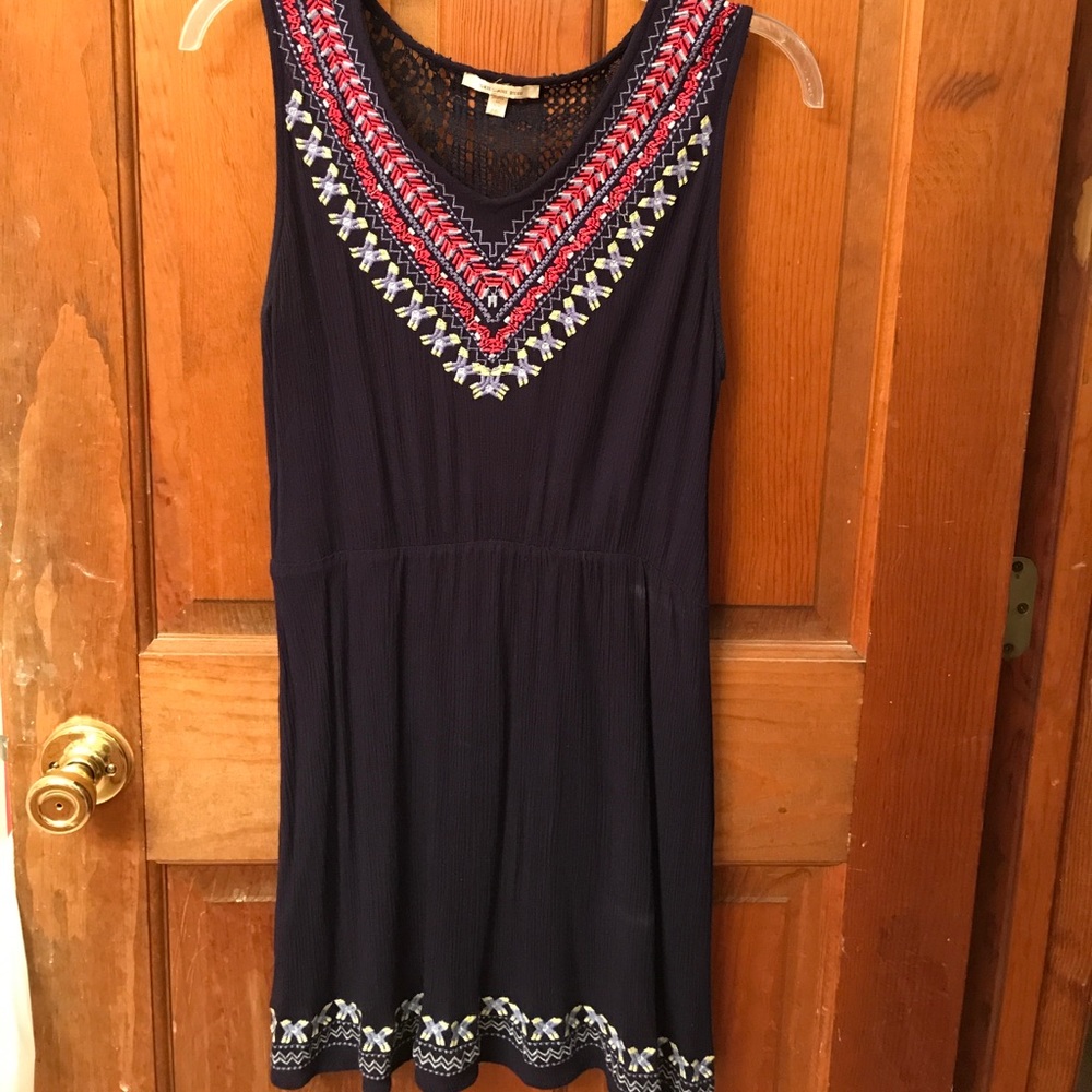 Navy blue sun dress