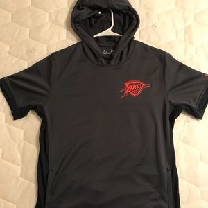 UA short sleeve hoodie OKC thunder